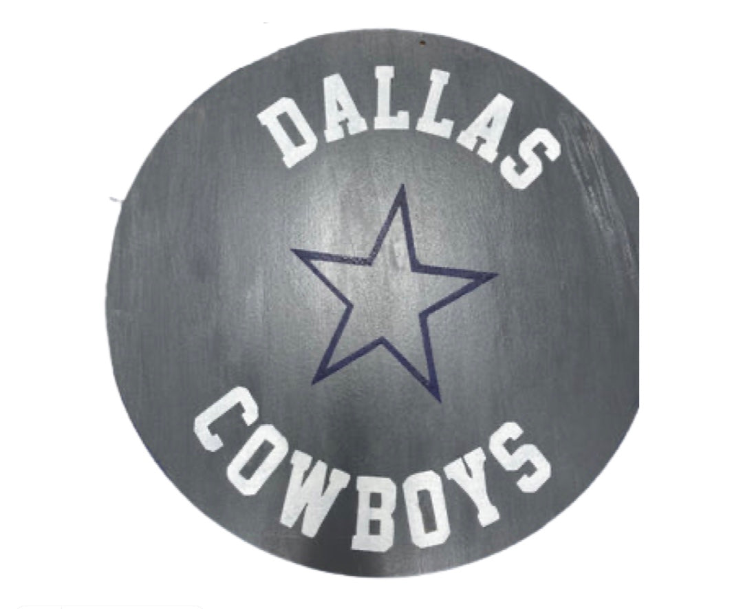 Dallas Cowboys Door Hanger Dallas Cowboys Door Sign Dallas 