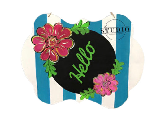 Hello Spring/Summer- door hanger