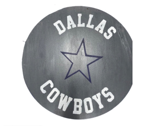 Dallas Cowboy Round Door Hanger